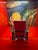1990s Vitra Design Museum Miniature: Red Blue Chair For Sale - Image 5 of 5