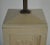 White 1970s Romweber Attribute Viking Oak White Washed Carved Zodiac Table Lamp For Sale - Image 8 of 9