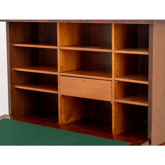 Wood American Empire Style Flame Mahogany Secretary For Sale - Image 7 of 11