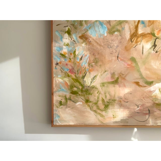 Wildflowers, Neutral Naturalistic Painting For Sale - Image 4 of 9
