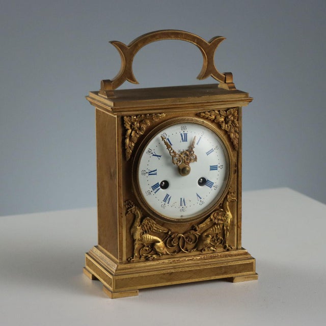 Table Clock from La Vallée Manufacture For Sale - Image 11 of 11