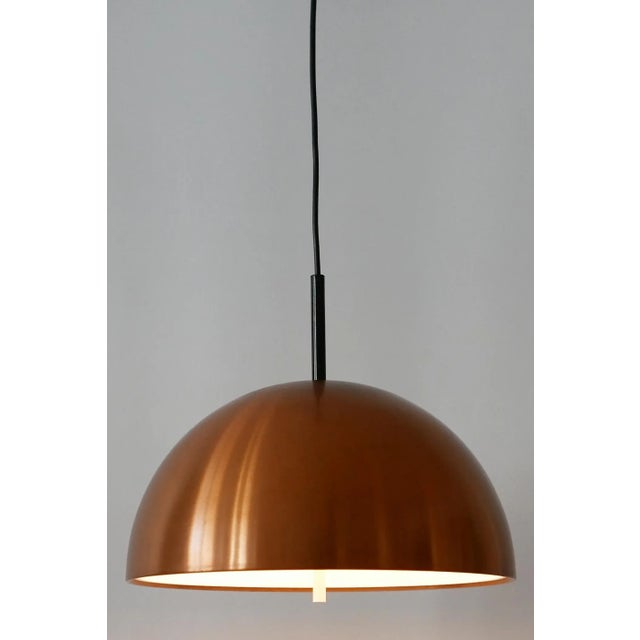 Mid-Century Modern German Copper Pendant Lamp from Staff, 1960s For Sale - Image 3 of 18