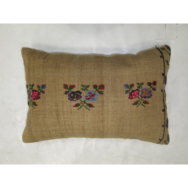 Floral Souf Turkish Pillow For Sale - Image 4 of 6