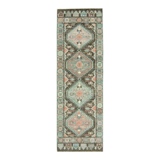 Turkish Oushak Rug 2'9" x 8'4" #20227 For Sale