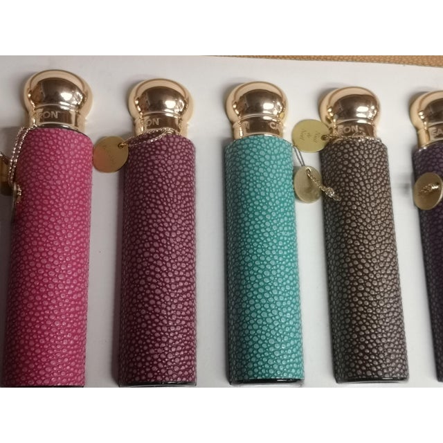Glass Perfume Bottles Set, 2000s, Set of 10 For Sale - Image 7 of 8