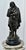 Antique Late 19th Century Statue of a Man/Scholar has a European Renanissance Style. Made of Spelter with a Wood Base. The...