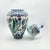 Ceramic Handmade Ceramic Grand Shah Vase with Lid (60cm) Classic White Saz Leaf & Carnation For Sale - Image 7 of 10