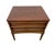 Brown Mid-Century Modern Lane Rhythm Walnut Nightstands - Set of 2 - Refinished! For Sale - Image 8 of 11