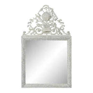 19th Century French Louis XIV Painted Mirror