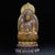 1930s Set of Three Carved Shoushan Stone Buddhas (Triple Gem / Triratna) — Seated With Halo & Lotus Base For Sale In Los Angeles - Image 6 of 9