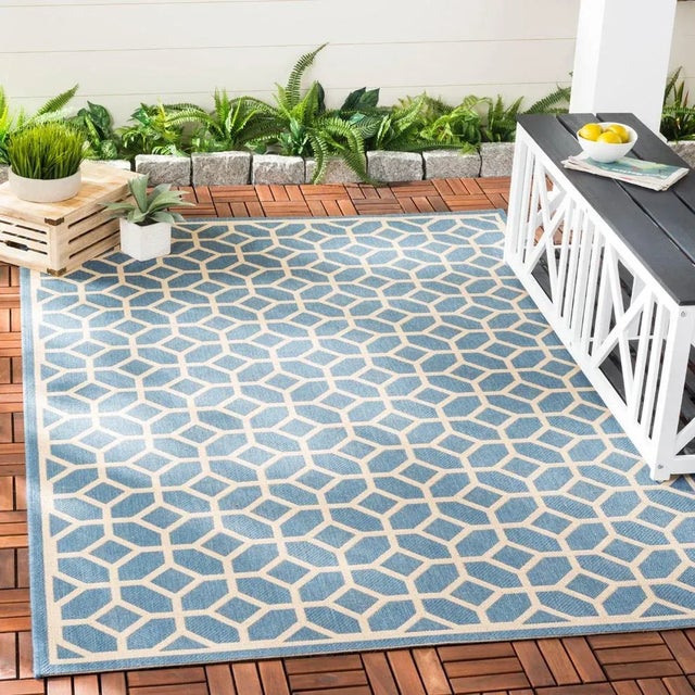 Beach House indoor outdoor rugs bring smart interior design to the patio, porch and backyard deck. These outdoor patio...