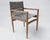 Road Garden Chair in Teak, Canatex with Velour Cushions by Rodolfo Dordoni for Roda, Italy, 2006 For Sale - Image 3 of 18