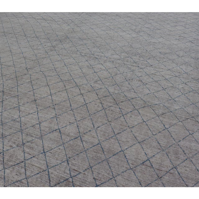 2010s Hand-Knotted Wool Rug by Keivan Woven Arts Diamond Design 10'2 X 13'6 For Sale - Image 5 of 11