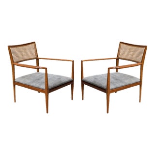 Pair of Vintage Mid-Century Armchairs by Carlos Milan For Sale