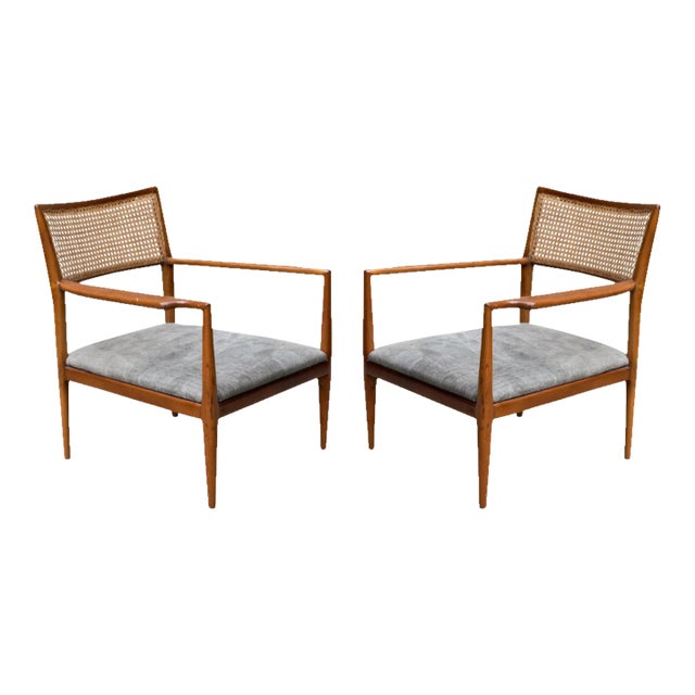 Pair of Vintage Mid-Century Armchairs by Carlos Milan For Sale