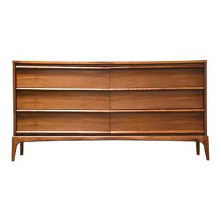 Lane Rhythm Walnut Mcm Dresser For Sale