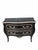 Vintage Louis XV Style Black Lacquer Bombe Commodes by Bodart - Pair An elegant pair of Louis XV style bombe commodes by...