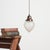 Antique Brass Acorn Pendant Light from Holophane, 1930s For Sale - Image 6 of 6