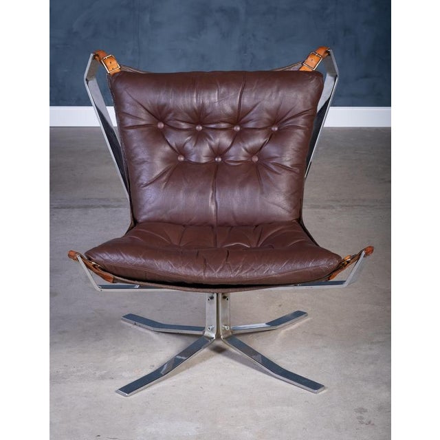 Superstar Armchairs in Leather with Steel Frames, 1970s, Set of 2 For Sale - Image 9 of 17