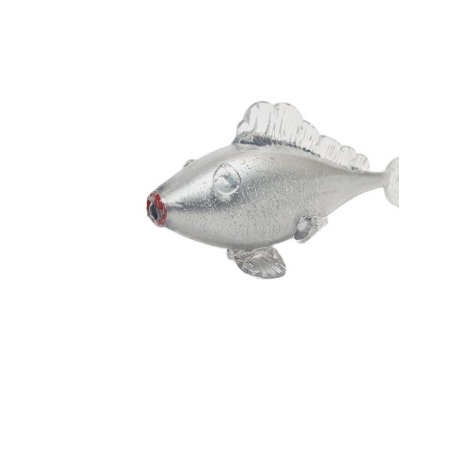 Glass Fish Figurine, Czechoslovakia, 1960s For Sale - Image 10 of 15