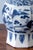 18th Century Dutch Delft Garlic Neck Chinoiserie Vase Table Lamp For Sale - Image 10 of 13
