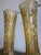 Mid-Century Modern Pair of Vintage MCM Italian Amber Glass Vase For Sale - Image 3 of 6