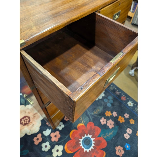 Antique Victorian - British Campaign Chest of Drawers Circa 1800s For Sale - Image 12 of 14