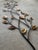 2010s Curtis Jere-Style Metal Gold Amber Leaves Branch Wall Hanging For Sale - Image 5 of 10
