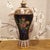 Mid 20th Century Vintage Chinese Cloisonné Meiping Vase | Black Ground Phoenix & Peony Motif With Stand For Sale - Image 5 of 9
