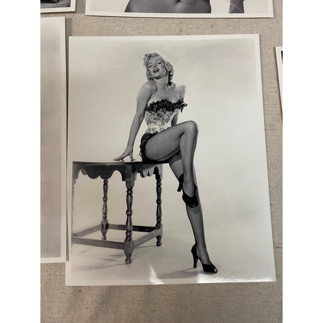 1950s 6 Marilyn Monroe Black-and-White Portrait Photos From 1940 and 1950 For Sale - Image 5 of 6