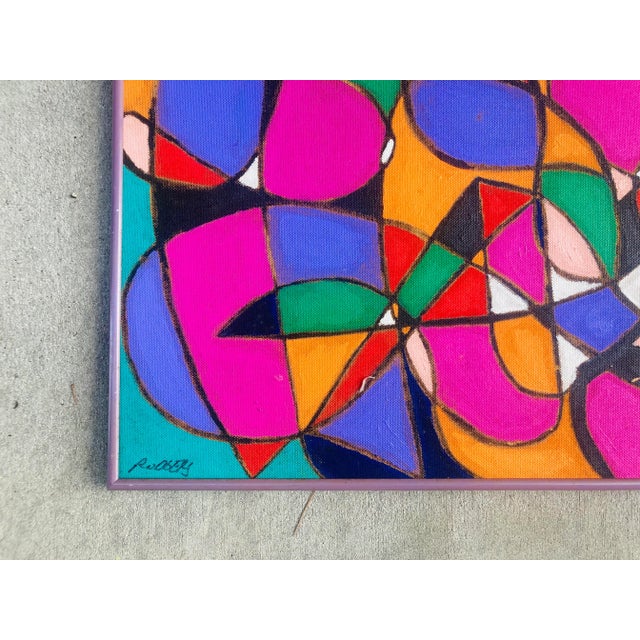 Bright and fabulous! This abstract would give your room the color it needs!!