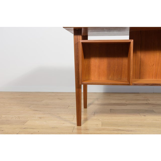 Mid-Century Freestanding Teak Desk by Peter Løvig Nielsen for Loviq, 1960s For Sale - Image 14 of 18