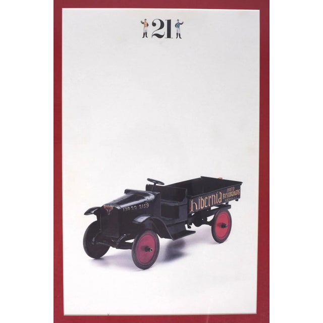 Menu Sz: 16 1/2"H x 10 1/2"W Frame Sz: 22 3/8"H x 16 3/8"W The 21 Club, often simply 21, was a traditional American...