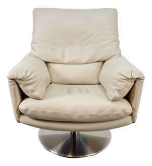 Cece Swivel Chair in Leather from Leolux