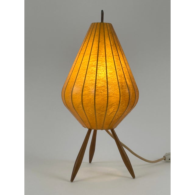 Mid-Century Modern Cocoon Table Lamp, Germany, 1960s For Sale - Image 10 of 18