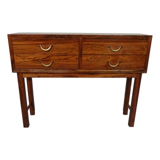Small Rosewood Chest of Drawers from Ole Wanscher, Denmark, 1940s For Sale
