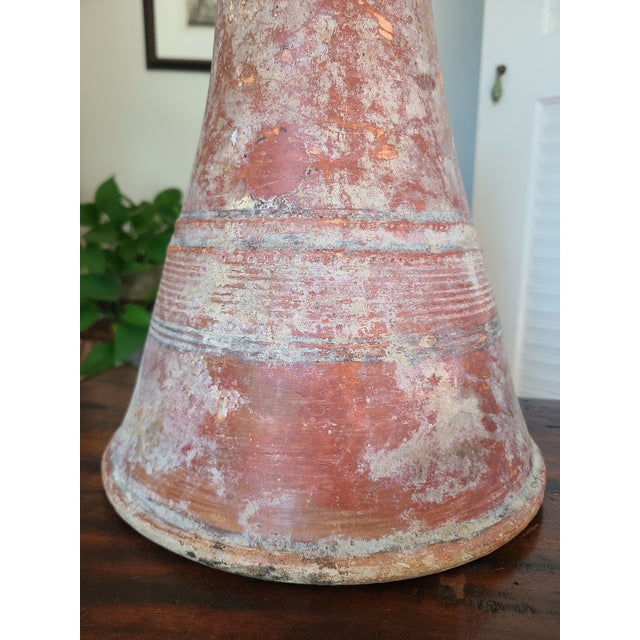 Ceramic Early 20th Century Primitive African Terracotta Bedpost For Sale - Image 7 of 14