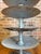 Gray Antique Industrial Salvaged Steel Rotating Organizer For Sale - Image 8 of 14