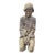 Late 19th Century Terracotta Sculpture of Seated Young Boy For Sale