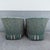 Vintage Mid Century Skirted Green Tufted Lounge Chairs - A Pair For Sale In West Palm - Image 6 of 7
