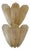 Venetian Amber Graniglia Leaf Murano Glass Wall Sconces by Simoeng, Set of 2 For Sale