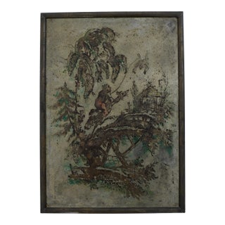 Philip and Kelvin Laverne Chinois Wall Plaque, Model 102, 1960s For Sale