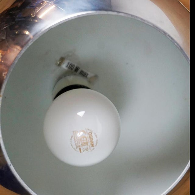 Chromed Topan VP6 Pendant attributed to Verner Panton from Louis Poulsen, Denmark, 1960s For Sale - Image 6 of 8