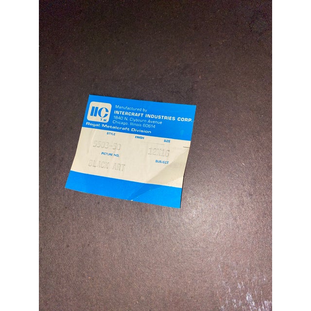 1970s Black Art Framed Black and White Portrait Drawing of a Young Person For Sale - Image 11 of 12