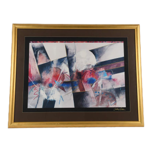 Framed Anthony Pettera Untitled Abstract Print