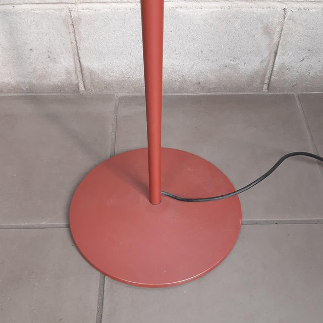 Pink Pink Murano Glass Handkerchief Floor Lamp, 1970s For Sale - Image 8 of 14