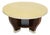 Mid-20th Century Modernist Two Tier Cocktail Table with a Parchment Top For Sale