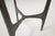 A sculptural and commanding Brutalist candle holder, standing at an impressive 32 inches in height. Crafted in solid...