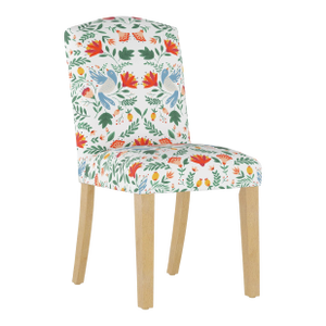 Cami Dining Chair in White Nordic Bird