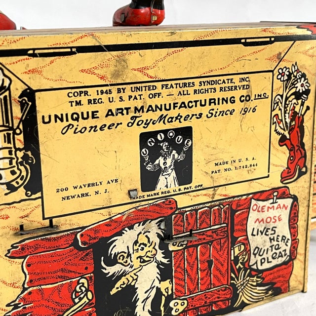 Lil Abner Dogpatch Band Tin Litho Windup Unique Art Co. For Sale In Chicago - Image 6 of 9